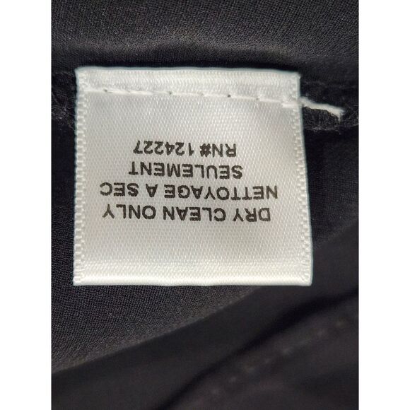 MISA Los Angeles Black Pippa High-Neck Cold-Shoulder Blouse, M - Picture 10 of 12